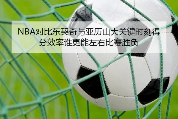NBA对比东契奇与亚历山大关键时刻得分效率谁更能左右比赛胜负